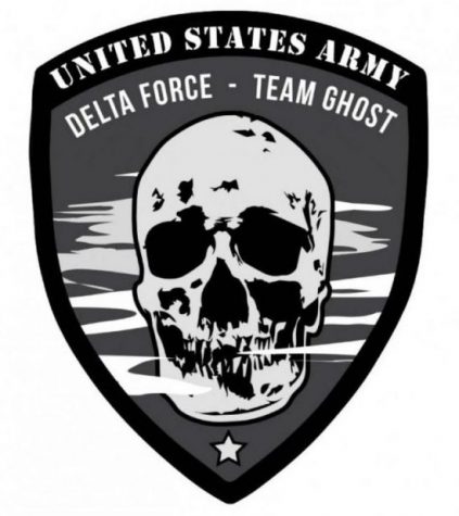 The fictional Team Ghosts military patch.