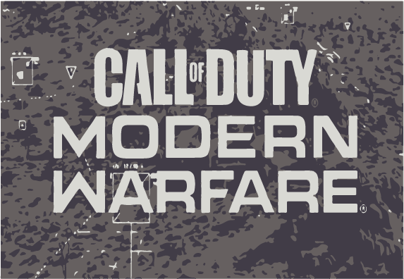 Screenshot of the title screen for Call of Duty Modern: Warfare