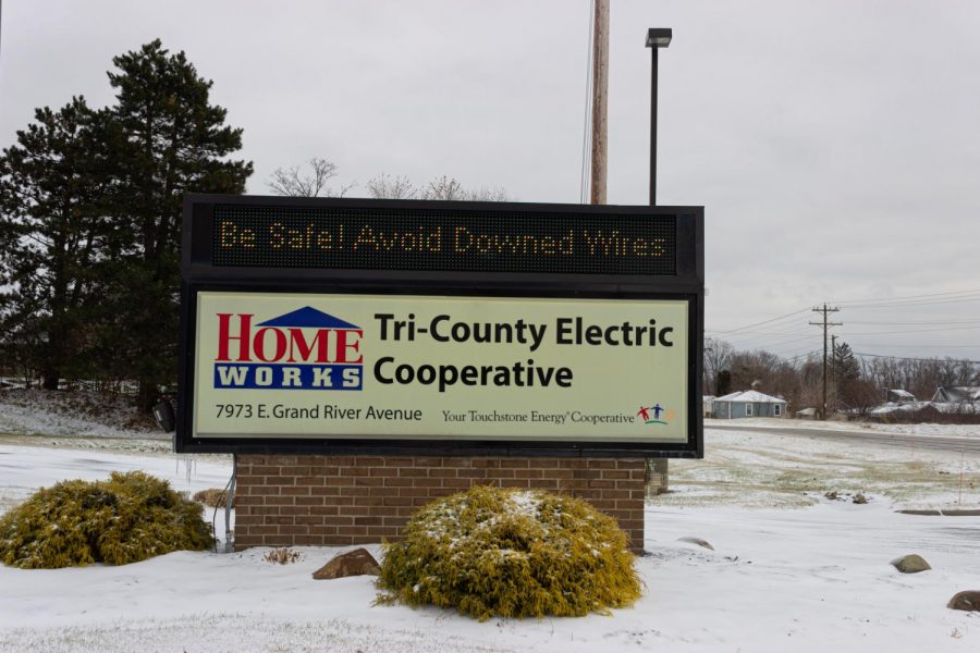 Homeworks Tri-County Electric works to provide electricity even through inclement weather. 