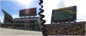 The MSU vs. U of M football game is always a highlight to the college football season in Michigan. 