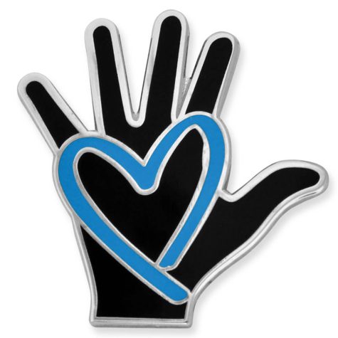A blue heart is seen as a symbol of grief and loss regarding Human Trafficking. The Blue Heart Organization has made efforts to provide assistance and protection to victims globally. 