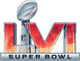 The Super Bowl LVI logo. Super LVI is hosted in the Sofi Stadium, home of not only the Rams, but the LA Chargers as well.