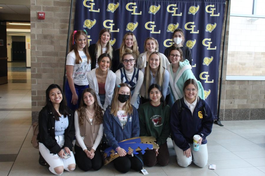 A glimpse of the student leaders at GLHS. Student Council is made up primarily of females. 