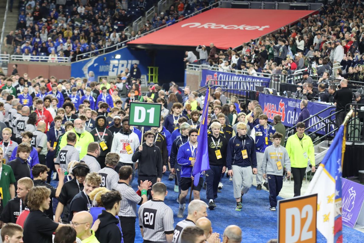 Grand Ledge Wrestlers Make the Journey to Ford Field